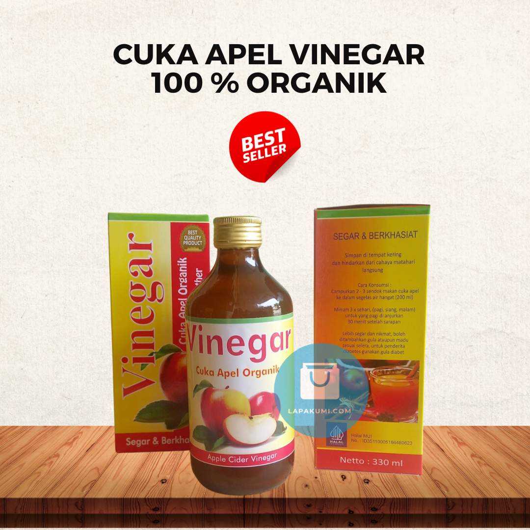 Cuka apel vinegar with the mother 