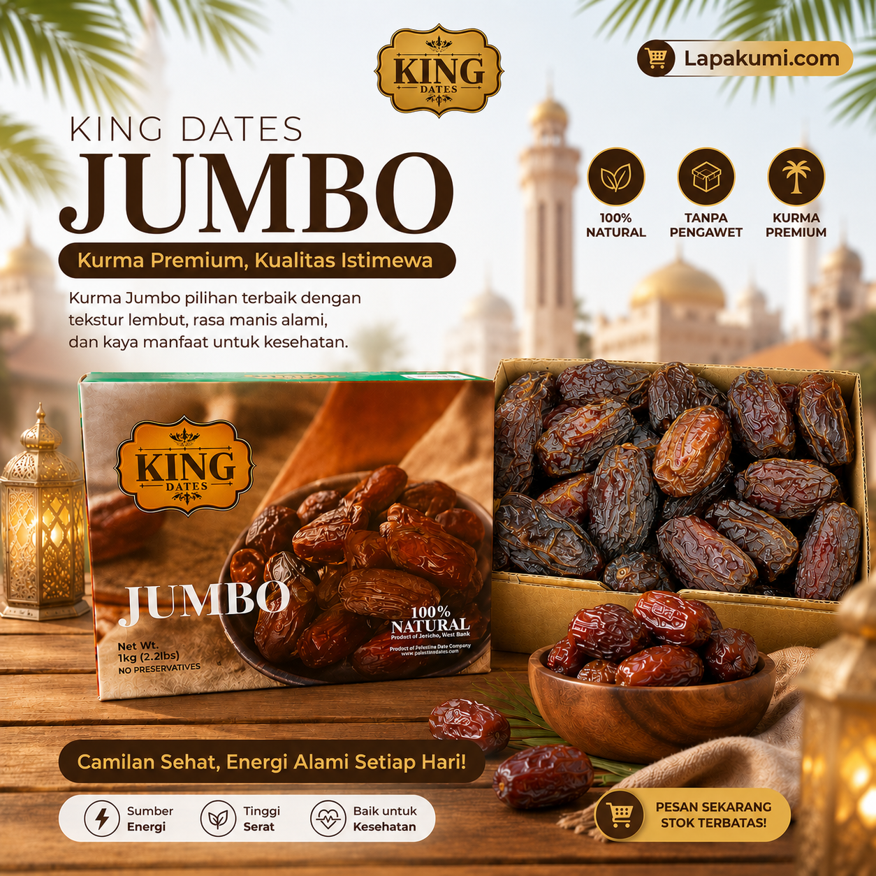 Medjool Jumbo King 1kg